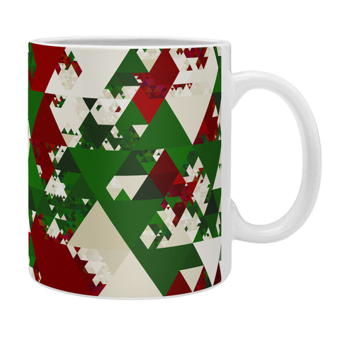 Kaleiope Studio Funky Christmas Triangles Coffee Mug