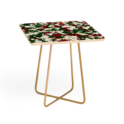 Kaleiope Studio Funky Christmas Triangles Side Table