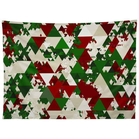 Kaleiope Studio Funky Christmas Triangles Tapestry