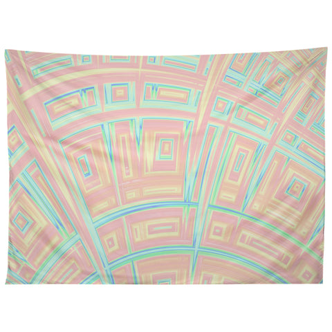 Kaleiope Studio Funky Colorful Fractal Texture Tapestry