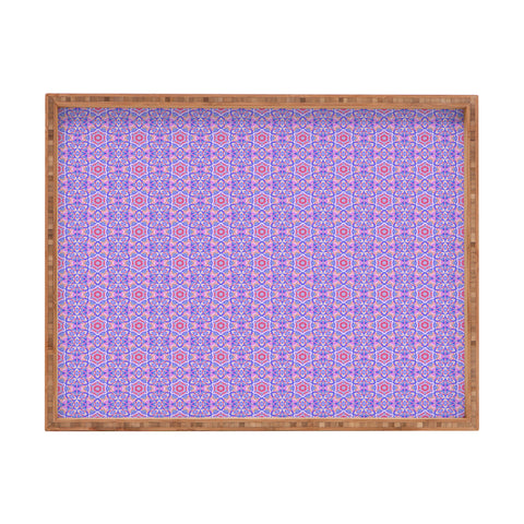 Kaleiope Studio Funky Ornate Tiling Pattern Rectangular Tray