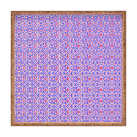 Kaleiope Studio Funky Ornate Tiling Pattern Square Tray