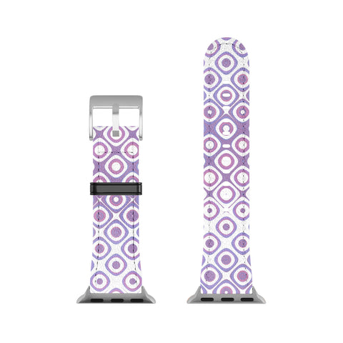 Kaleiope Studio Funky Pink and Purple Squares Apple Watch Band