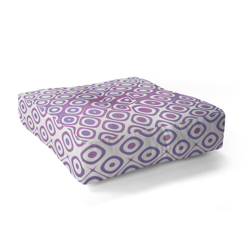 Kaleiope Studio Funky Pink and Purple Squares Floor Pillow Square