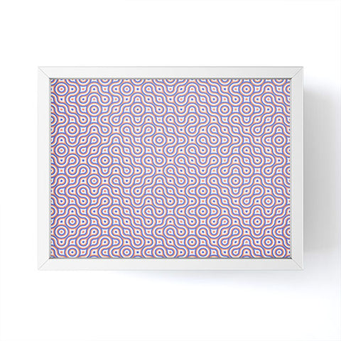 Kaleiope Studio Funky Truchet Tiles Framed Mini Art Print