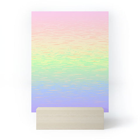 Kaleiope Studio Groovy Boho Pastel Rainbow Mini Art Print