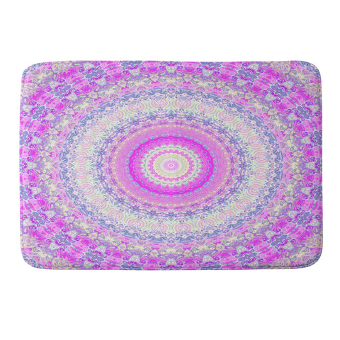Kaleiope Studio Groovy Vibrant Mandala Memory Foam Bath Mat