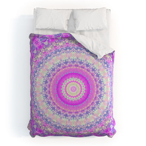 Kaleiope Studio Groovy Vibrant Mandala Comforter