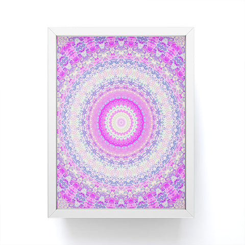 Kaleiope Studio Groovy Vibrant Mandala Framed Mini Art Print