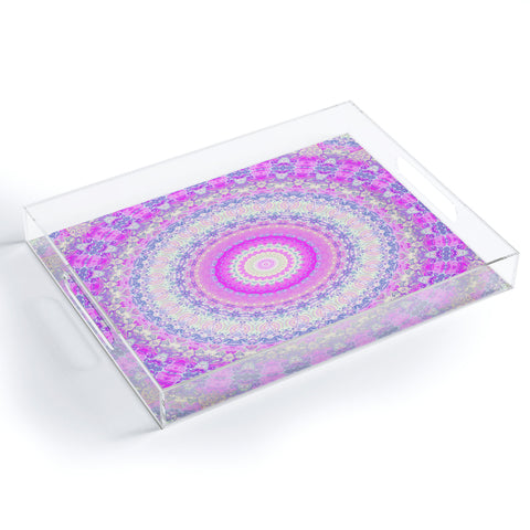 Kaleiope Studio Groovy Vibrant Mandala Acrylic Tray
