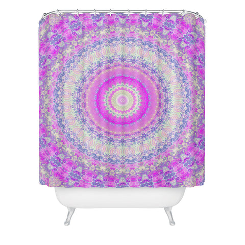 Kaleiope Studio Groovy Vibrant Mandala Shower Curtain
