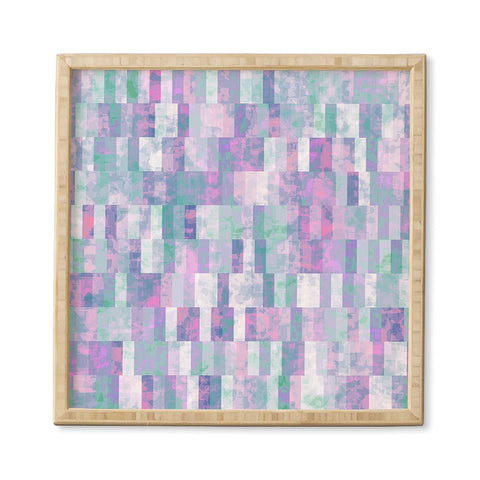 Kaleiope Studio Grungy Pastel Tiles Framed Wall Art