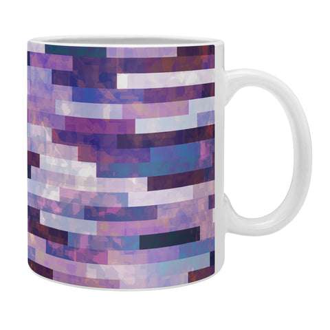 Kaleiope Studio Grungy Purple Tiles Coffee Mug