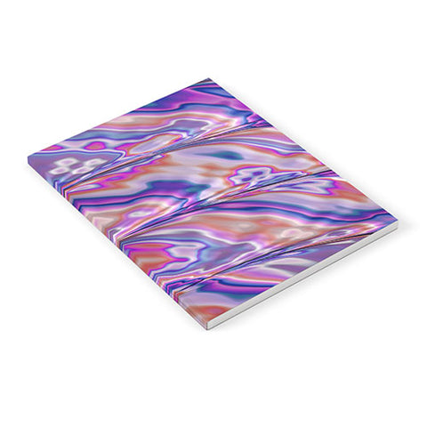 Kaleiope Studio Marbled Pink Fractal Pattern Notebook