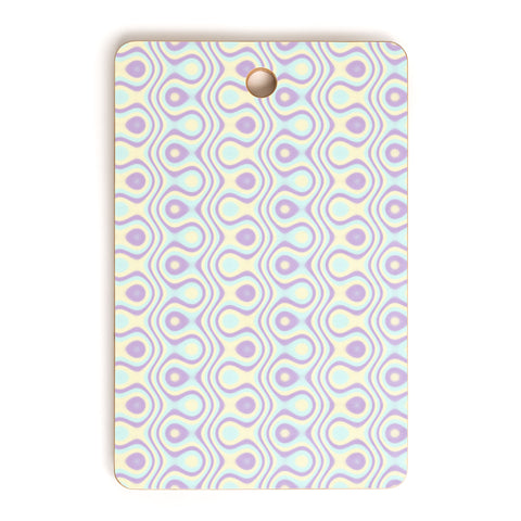 Kaleiope Studio Modern Colorful Funky Pattern Cutting Board Rectangle