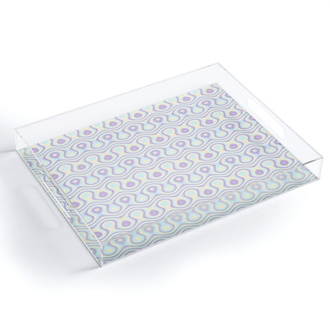 Kaleiope Studio Modern Colorful Funky Pattern Acrylic Tray