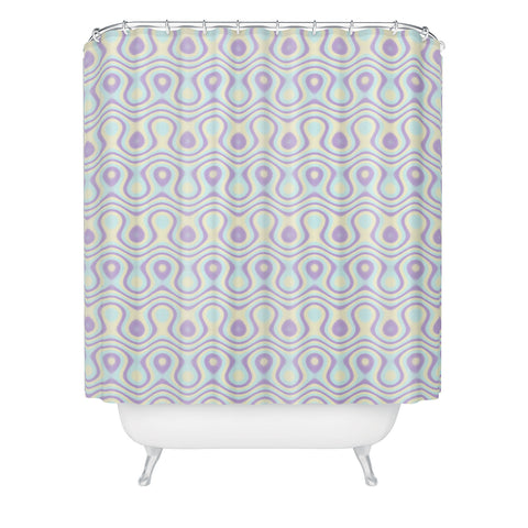 Kaleiope Studio Modern Colorful Funky Pattern Shower Curtain