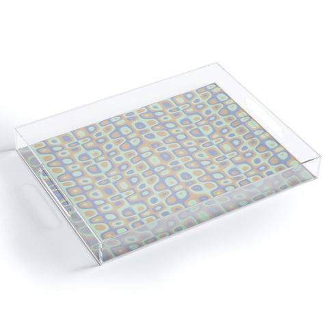 Kaleiope Studio Modern Colorful Groovy Pattern Acrylic Tray