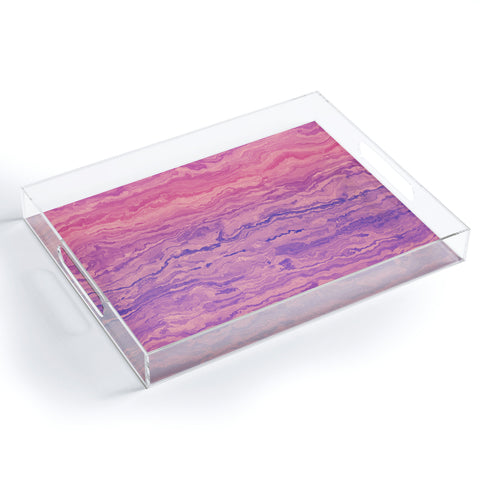 Kaleiope Studio Muted Marbled Gradient Acrylic Tray