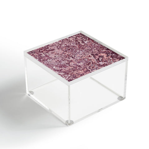 Kaleiope Studio Muted Red Marble Acrylic Box