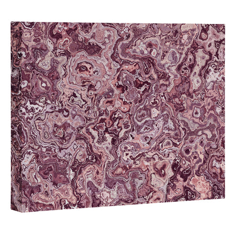 Kaleiope Studio Muted Red Marble Art Canvas