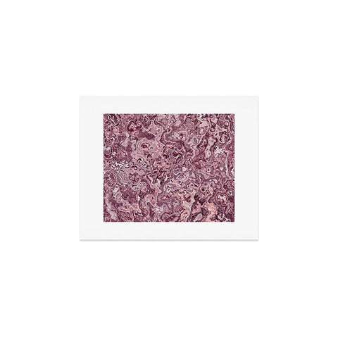Kaleiope Studio Muted Red Marble Art Print