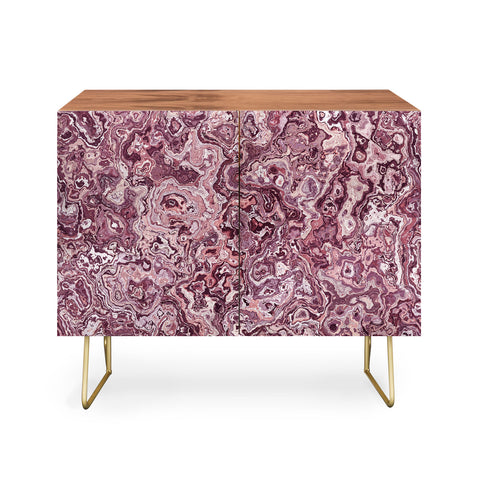 Kaleiope Studio Muted Red Marble Credenza