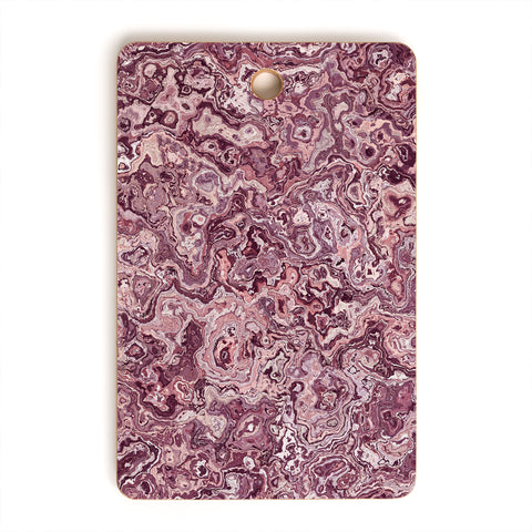 Kaleiope Studio Muted Red Marble Cutting Board Rectangle