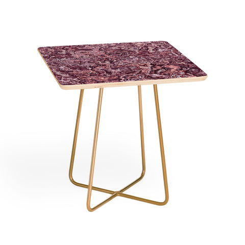 Kaleiope Studio Muted Red Marble Side Table