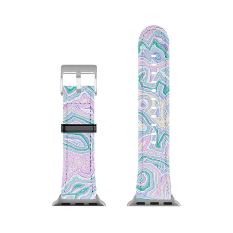 Kaleiope Studio Pastel Squiggly Stripes Apple Watch Band