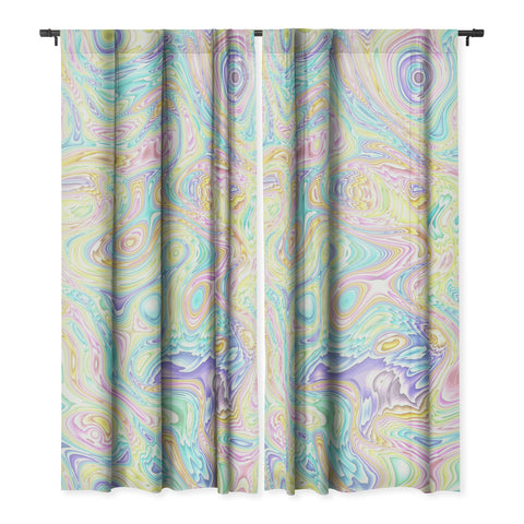 Kaleiope Studio Psychedelic Pastel Swirls Blackout Non Repeat