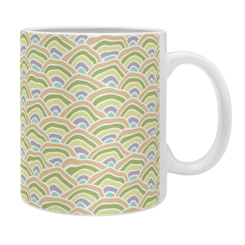 Kaleiope Studio Squiggly Seigaiha Pattern Coffee Mug
