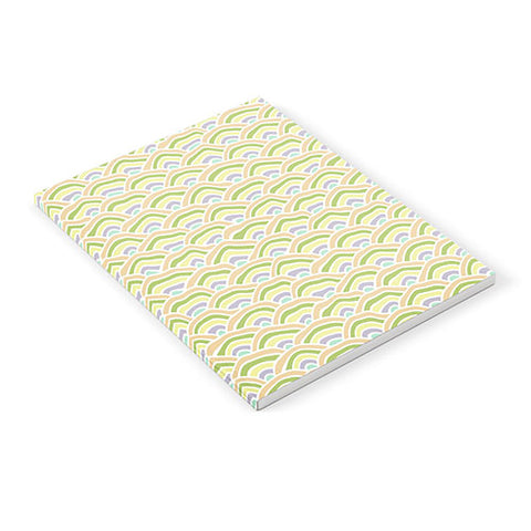 Kaleiope Studio Squiggly Seigaiha Pattern Notebook