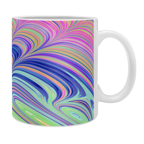 Kaleiope Studio Trippy Swirly Rainbow Coffee Mug