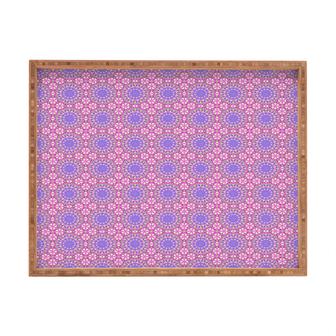 Kaleiope Studio Vibrant Ornate Pattern Rectangular Tray