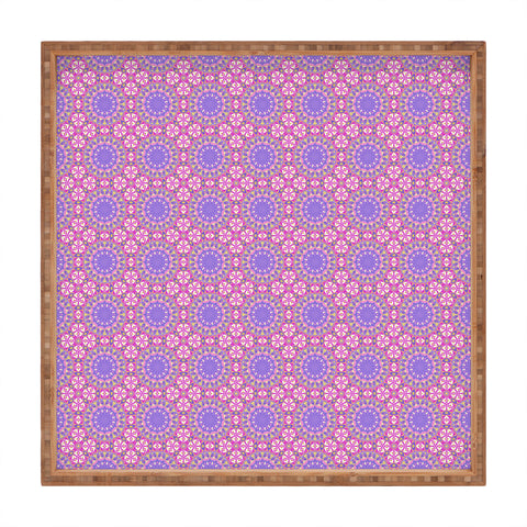 Kaleiope Studio Vibrant Ornate Pattern Square Tray