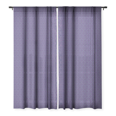 Kaleiope Studio Vivid Ornate Tiling Pattern Sheer Window Curtain