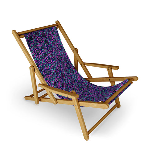 Kaleiope Studio Vivid Ornate Tiling Pattern Sling Chair