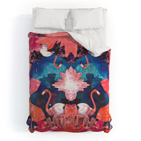 Kangarui Crystal Flamingo Comforter