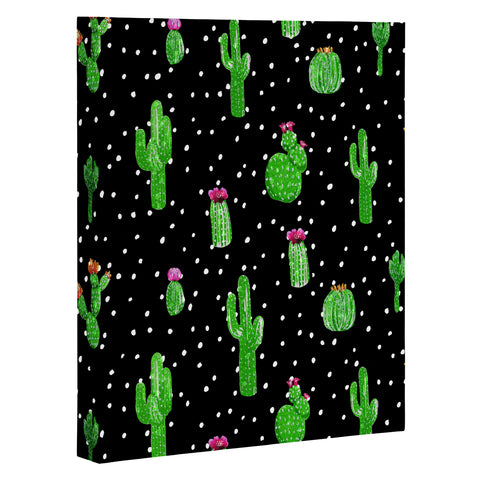 Kangarui Dotted Cactus Art Canvas