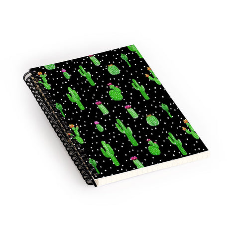 Kangarui Dotted Cactus Spiral Notebook