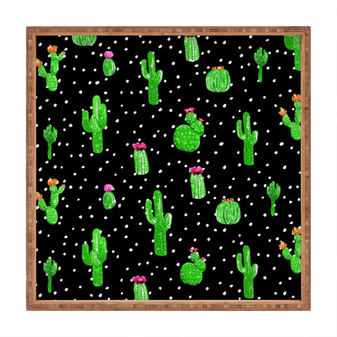 Kangarui Dotted Cactus Square Tray