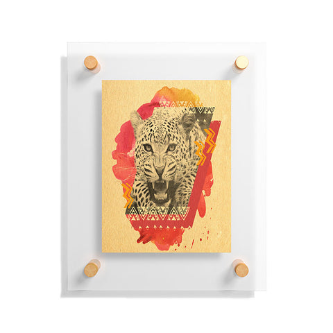 Kangarui Fierce Leopard Floating Acrylic Print