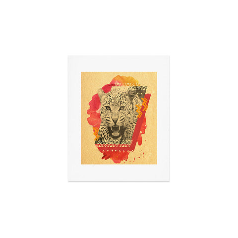 Kangarui Fierce Leopard Art Print