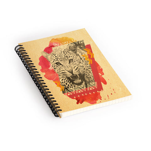 Kangarui Fierce Leopard Spiral Notebook