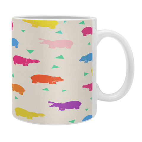 Kangarui Happy Hippo Party Coffee Mug