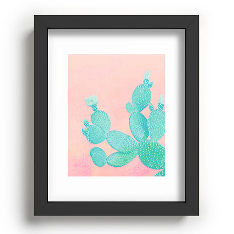 Kangarui Pastel Cactus Recessed Framing Rectangle
