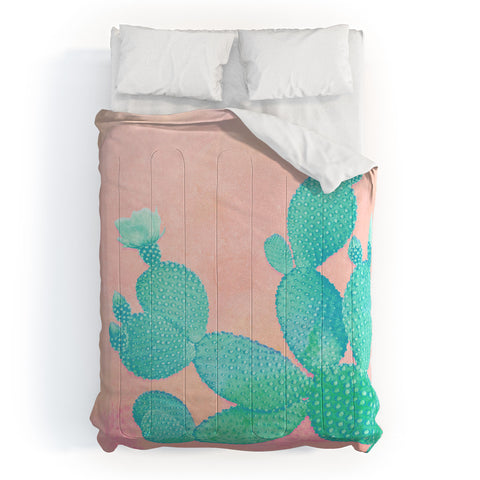 Kangarui Pastel Cactus Comforter