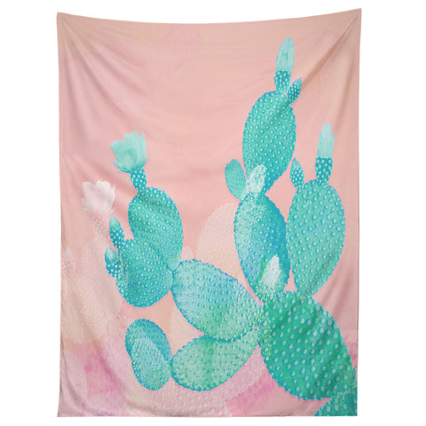 Kangarui Pastel Cactus Tapestry