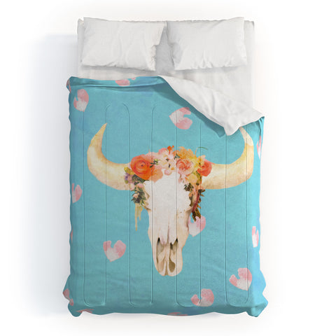 Kangarui Romantic Boho Buffalo II Comforter